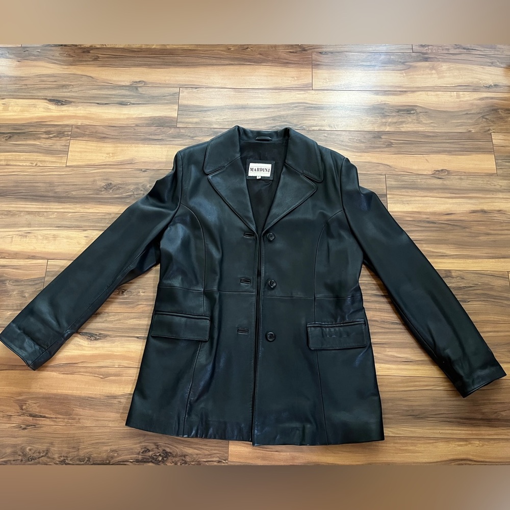 Mardini genuine leather jacket size Women’s XL